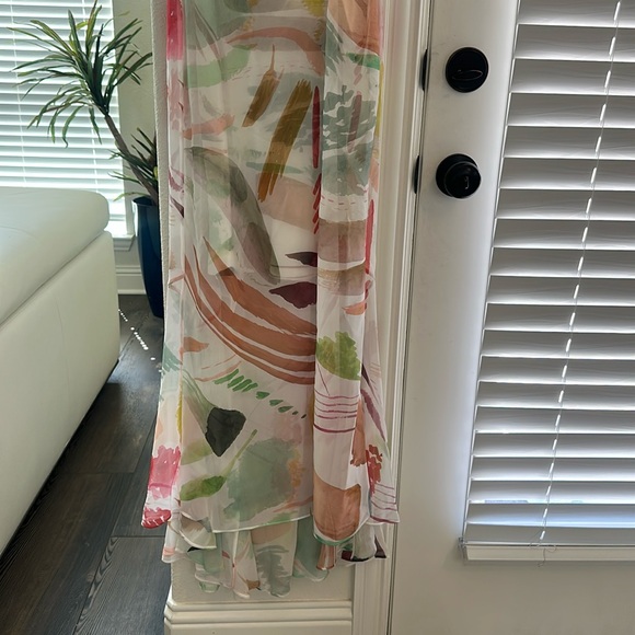 NWT Antonio Melani x M.G. Style Mal Paint Streak Maxi Dress - Picture 9 of 13